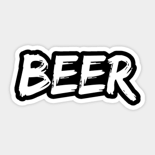 BIG LETTER BEER Sticker